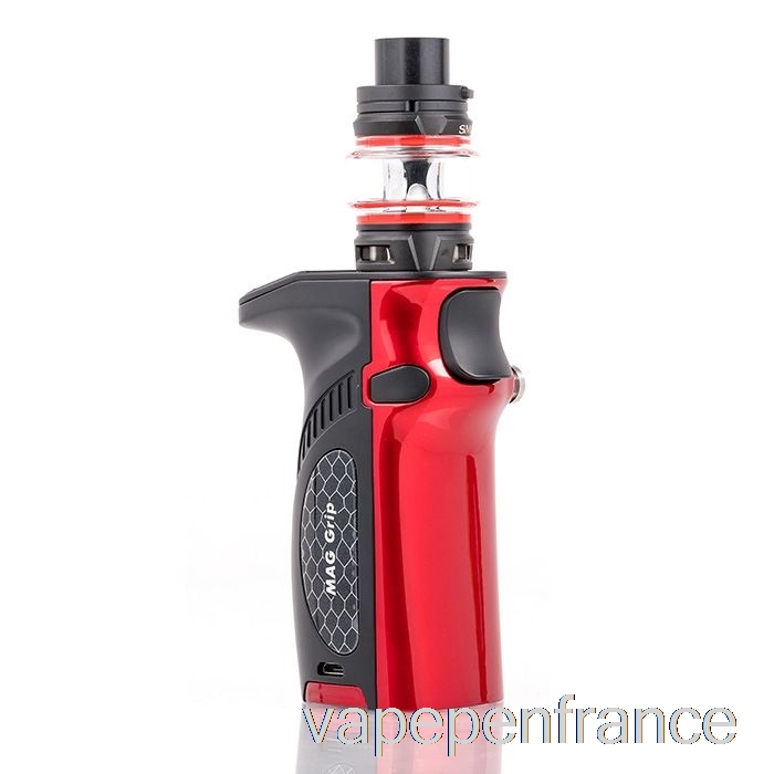 Smok Mag Grip 100w & Tfv8 Baby V2 Starter Kit Noir / Rouge Stylo Vape